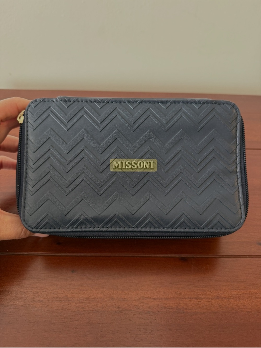 NWT Delta x Missoni first class amenity Case